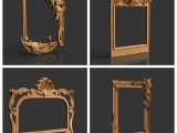 4 models Frames with flowers-0