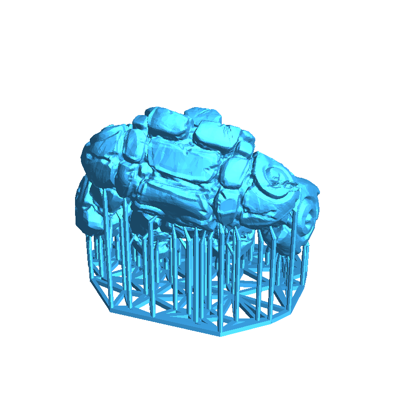 Golem Stone- Constructs-Presupported - Illustrated and Stats