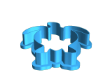 Sea turtle outline cookie cutter-0