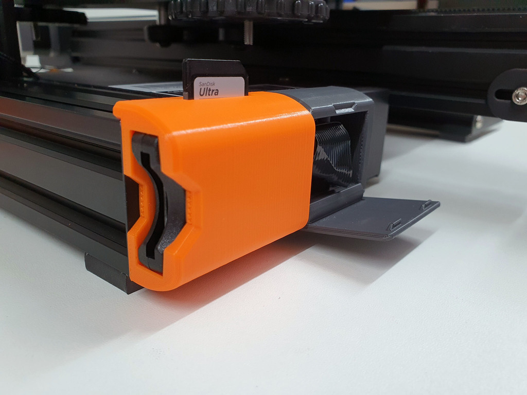 Ender 3 Pro V2 Compact SD Card Adapter Housing V4 3D models download