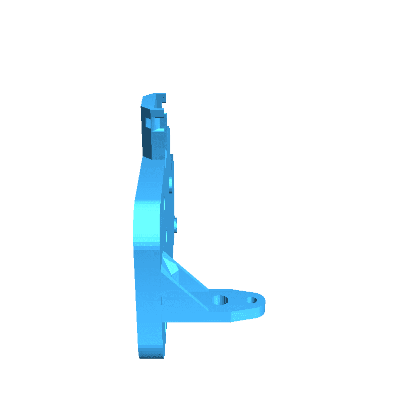 cooling fan duct brackets 3D modeller indir Creality Bulutu