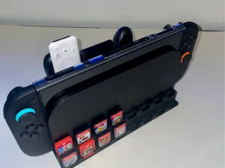 Switch 2 Dock Add-On with game and controller holder