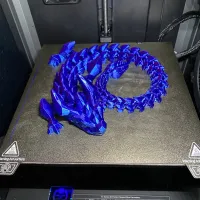 Articulated Dragon 005 - Crystallized - Print in place - STL-2