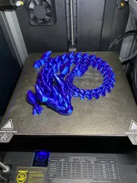 Articulated Dragon 005 - Crystallized - Print in place - STL-2