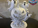 🎃 HAUNTED PUMPKIN & GHOSTS – 3D HALLOWEEN DECORATION 👻-2