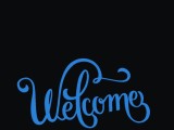 Welcome wallart -1