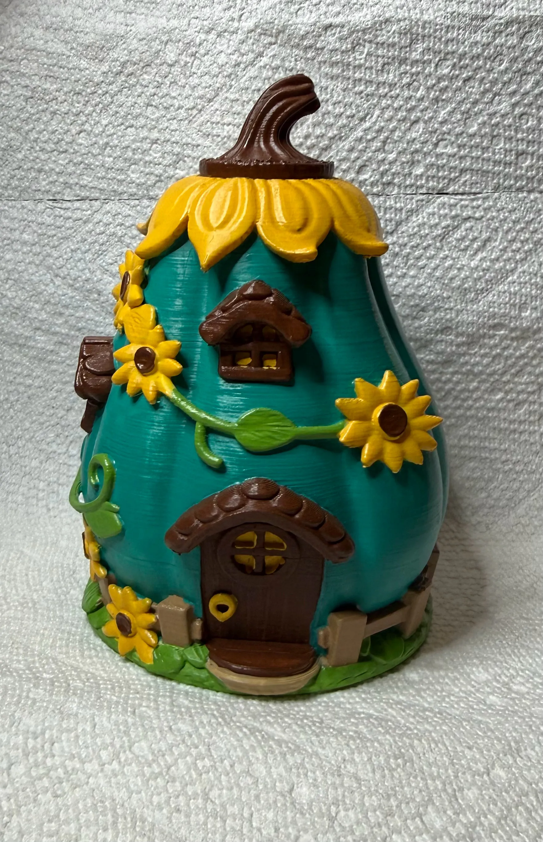 Sunflower Fairy House-0