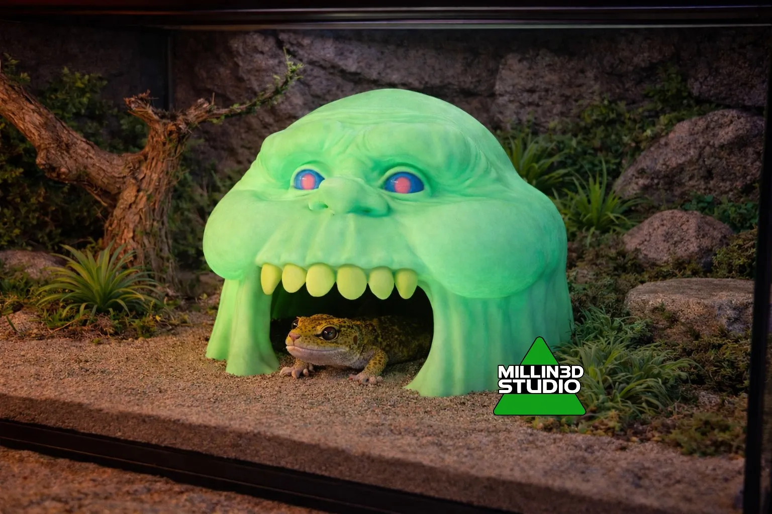 Luminous Ghostbuster Slimer Head Home Hide for Pets-0
