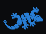 flexi Lizard keychain-0