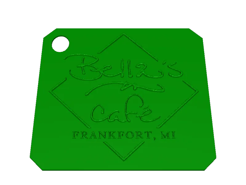 Bella's Cafe Schlüsselanhänger 