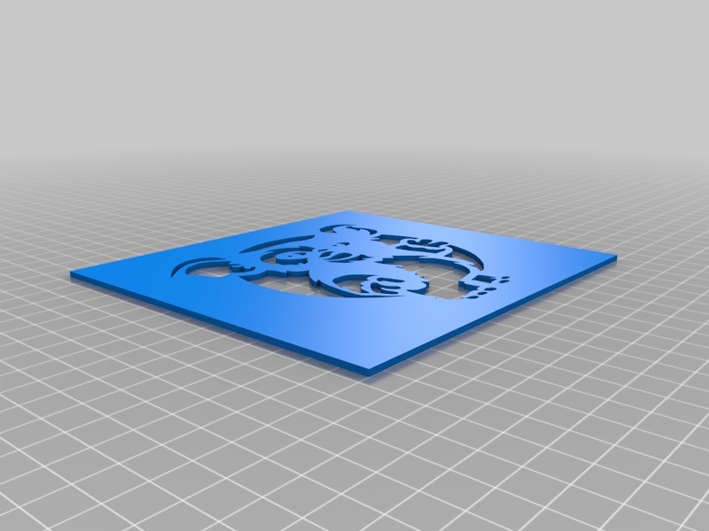 Free Digital Art STL Download - Gremlin stencilby SMT_M 🦊