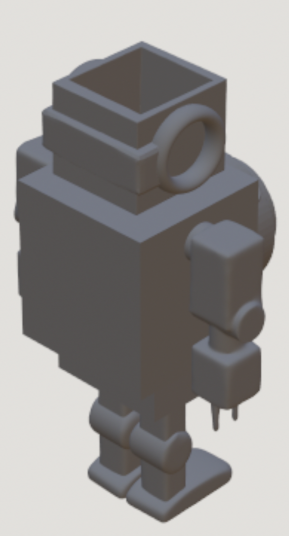 Robot Plant Pot 3D models download Creality Cloud