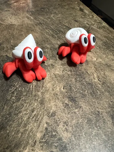 Шарнирный рак-отшельник - Игрушки и игры - PLA - изделие 3D-печати - фото 20