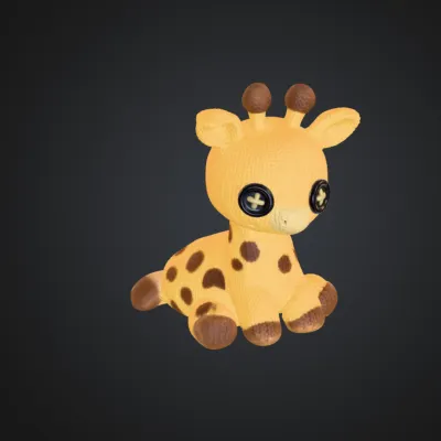 CUTE GIRAFFE (PRINT IN PLACE) | 3D models download | Creality Cloud