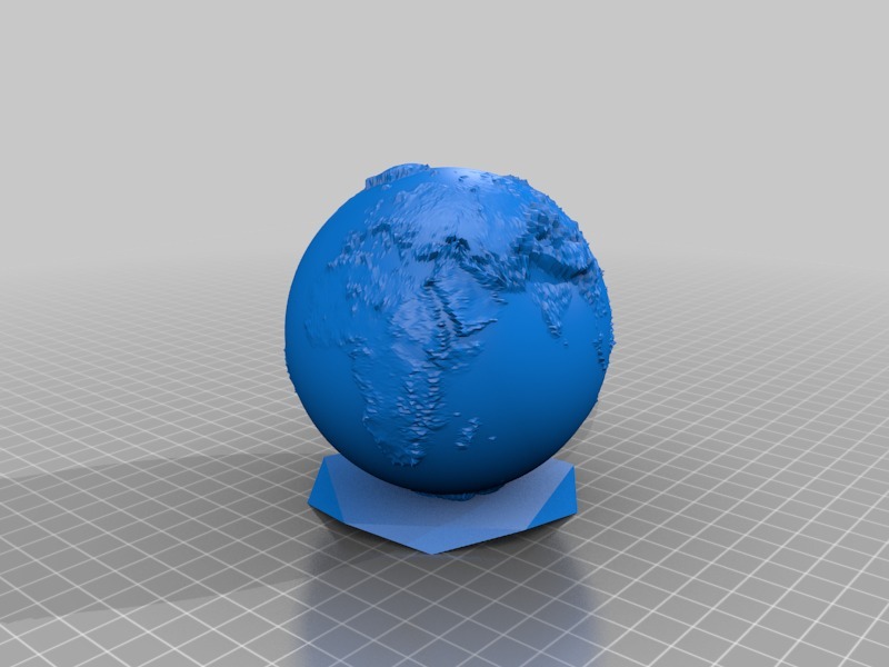 Earth Sea Relief Globe 