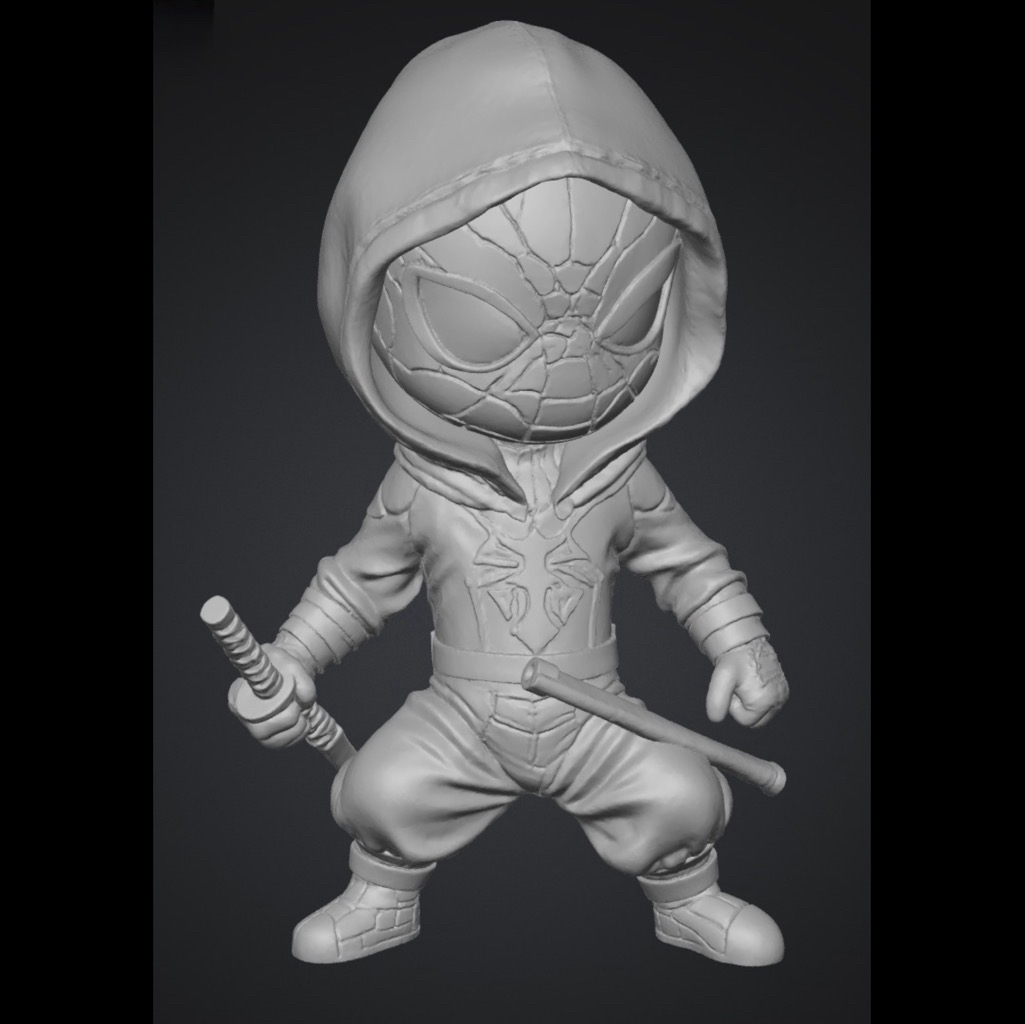 3D Printer Files | 3MF File | Ninja Spiderman | Creality Cloud