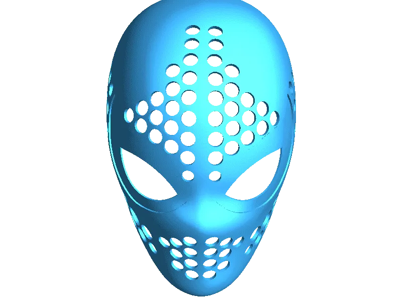 spiderman face shell no way home