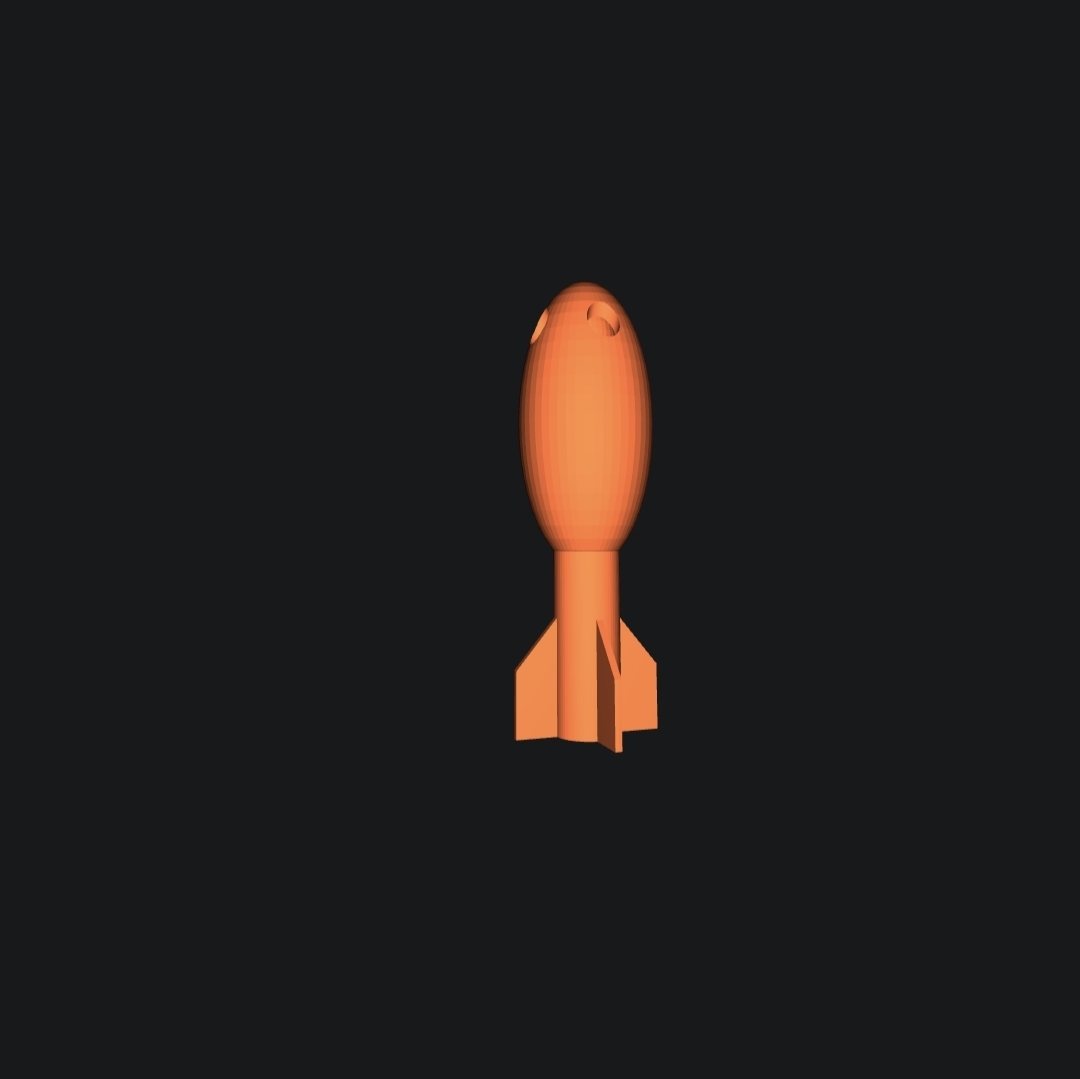 Whistling bomb