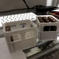 Beer Crate battery holder AA/AAA/9V/18650 Stackable-2