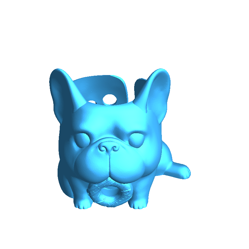 Держатель миски для пряжи Plump Frenchie Puppy French Bulldog