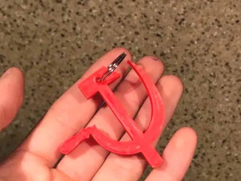 USSR keychain