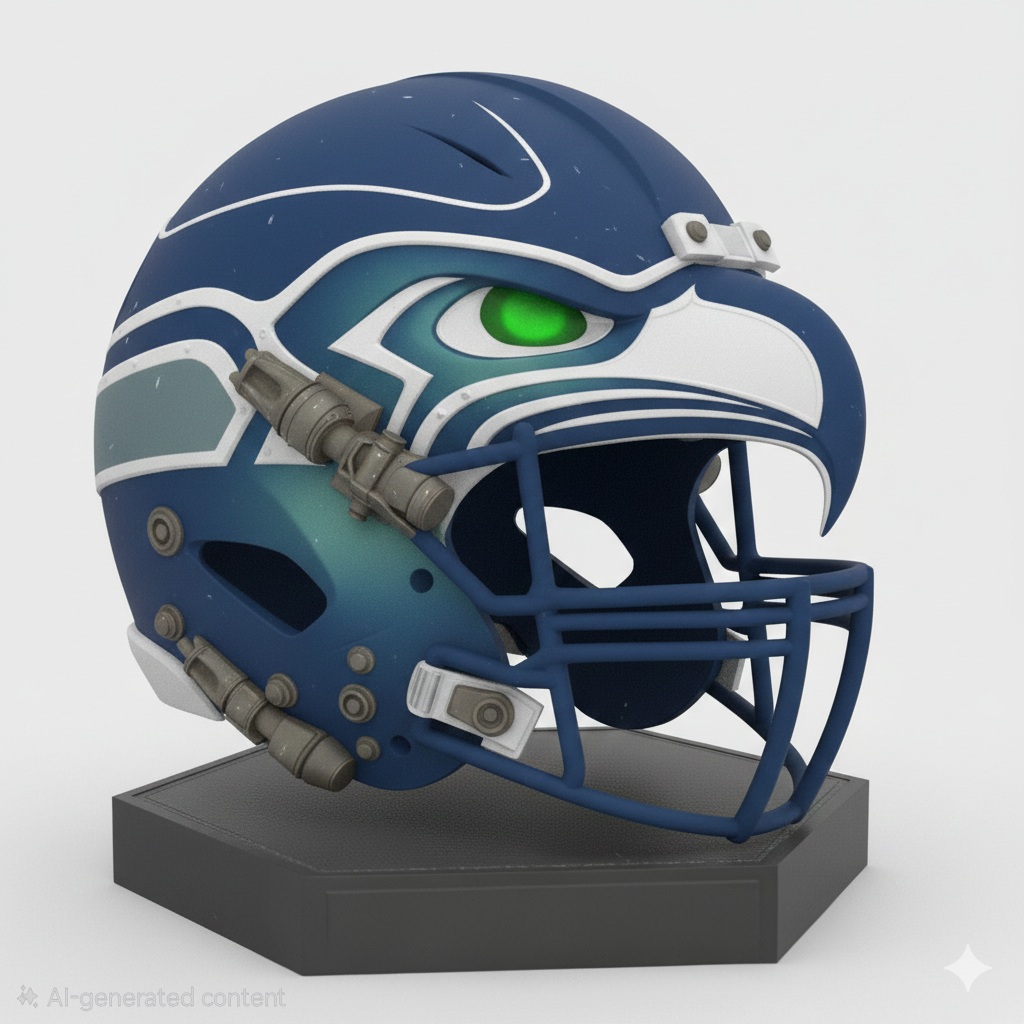 Seattle Seahawks Helmet 