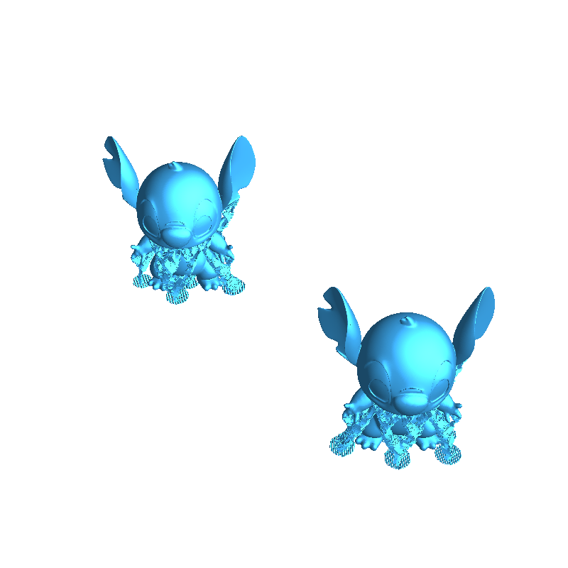 Stitch Fan Figure - Miniatures - PLA - 3D printed product - фото 10
