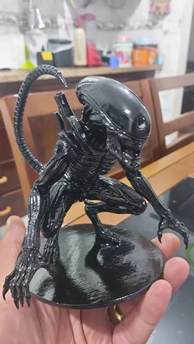 Xenomorph Style Miniature - Miniatures - PLA - 3D printed product - фото 23