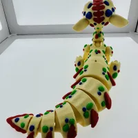 Elcid the articulated Dragon baby toy-5