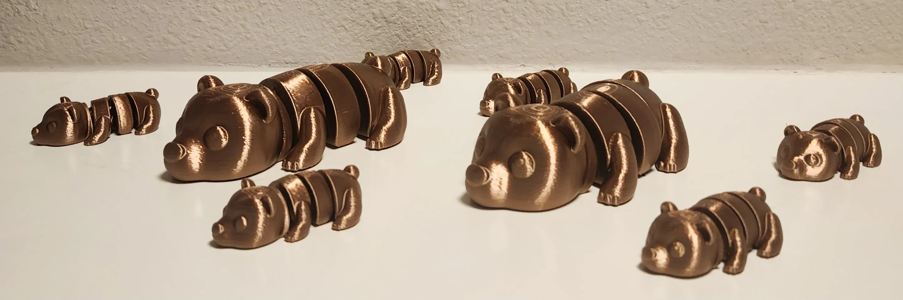 Cute Flexi Bear Grizzly (Toy, Keychain & Magnet)-0