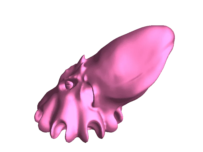 More Realistic Octopus w/articulating arms. pip.