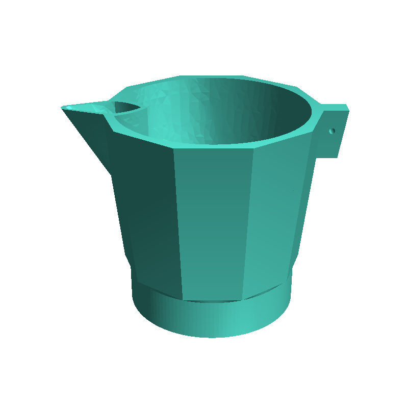 Self-watering pot coffee pot