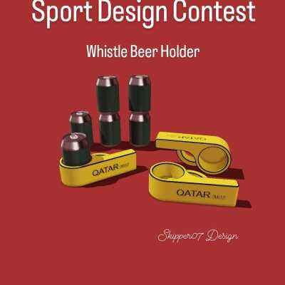 Whistle Beer Holder 3d model
