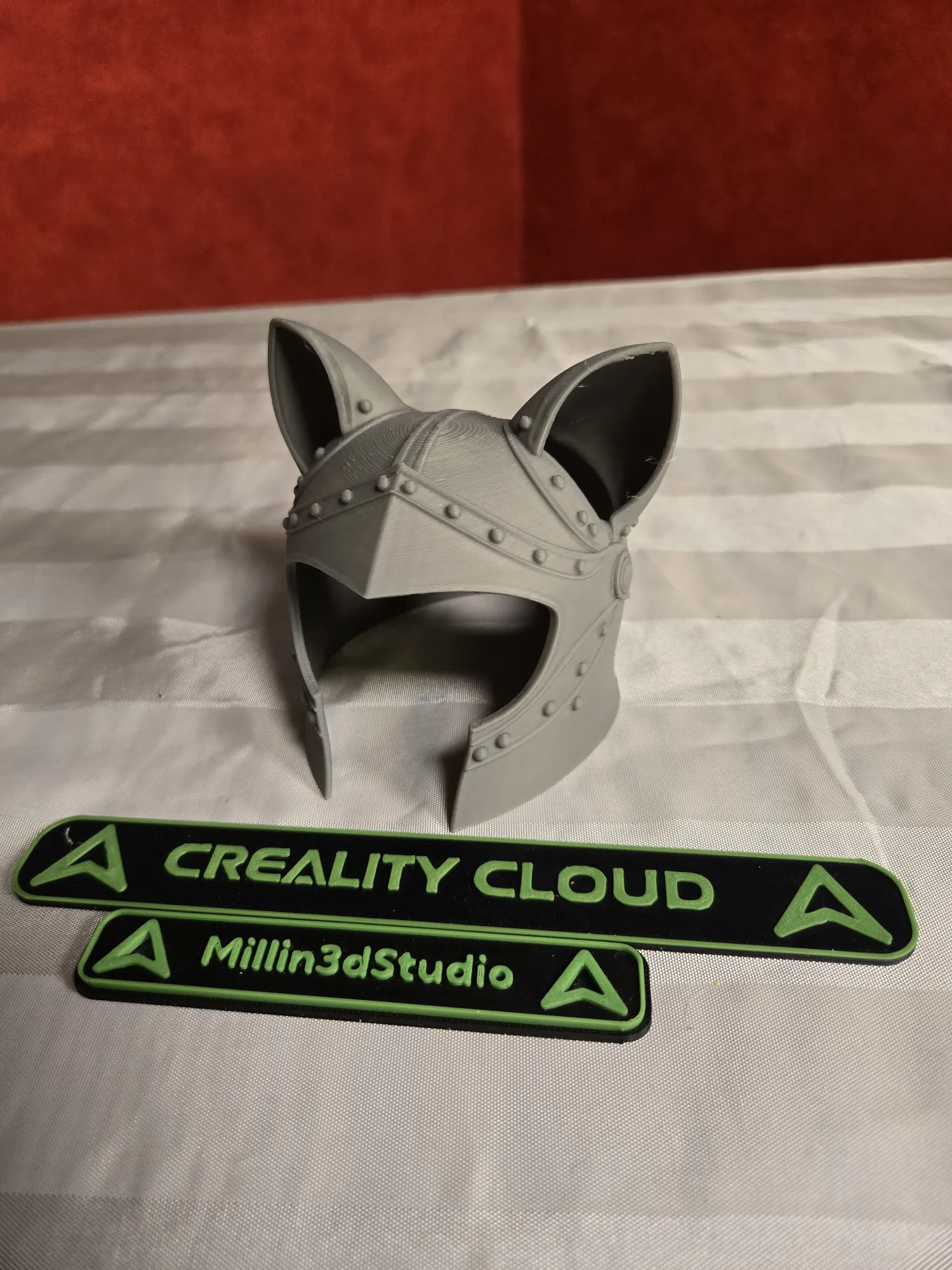 Armored Cat Knight Helmet-4