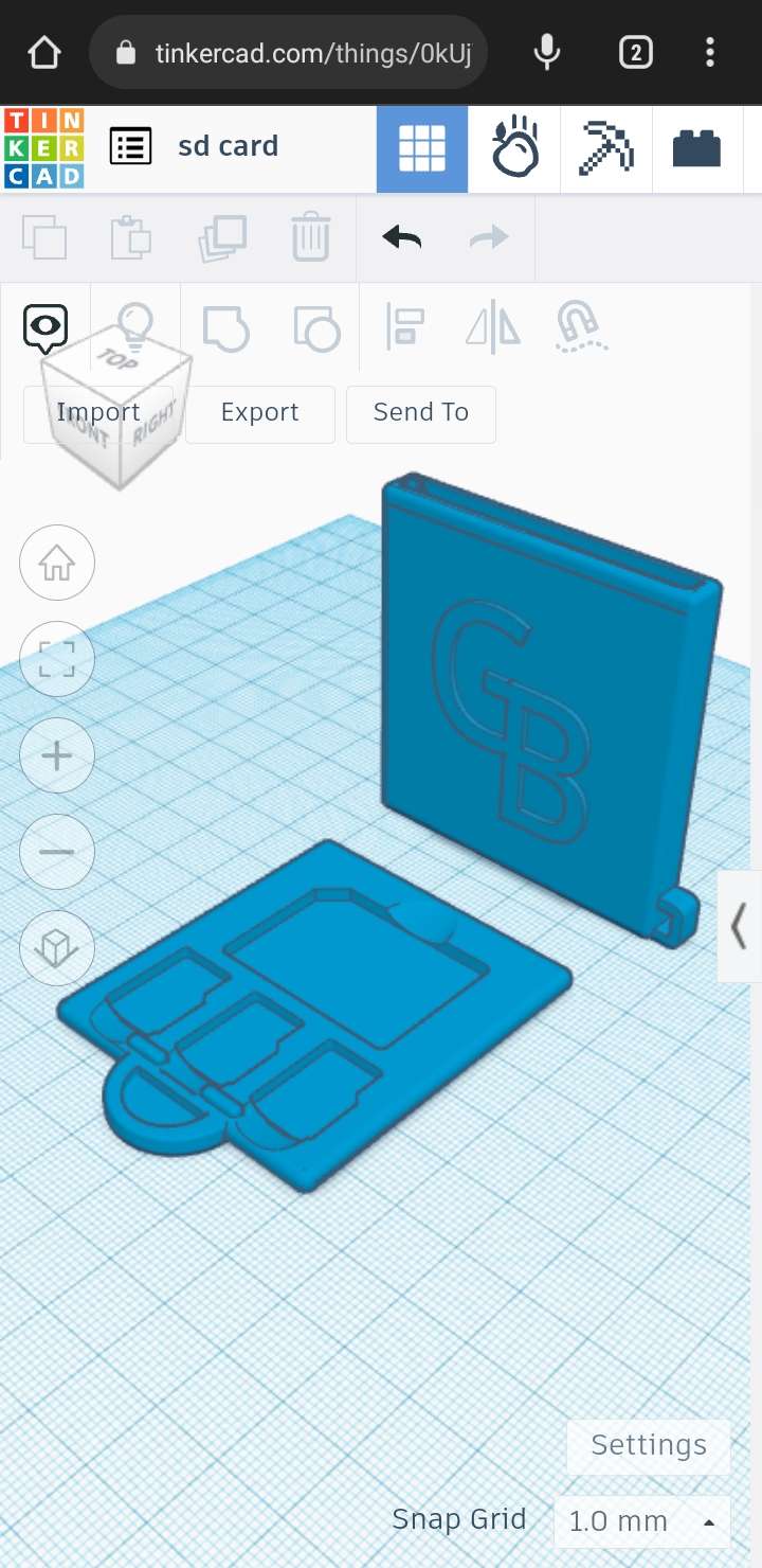 sd card holder 3D models download Creality Cloud