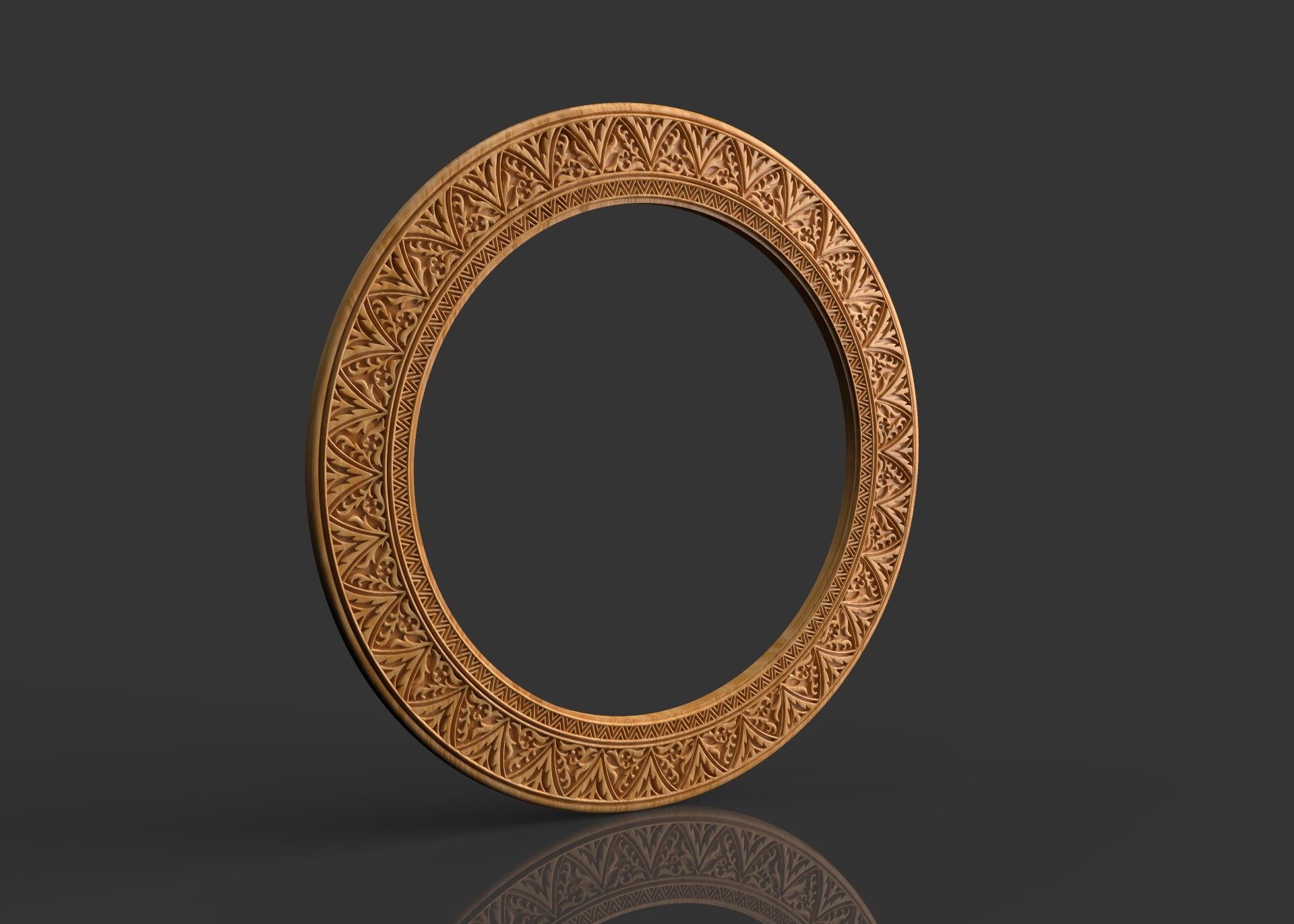 Home Decorations & Ornaments STL Download - 4 models round frames ...