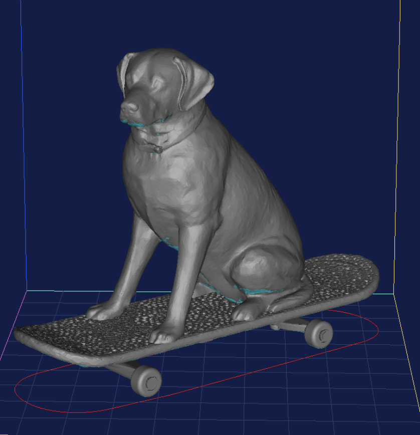Labrador on a skateboard 3D models download Creality Cloud