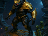 Lizard Warrior figure -1