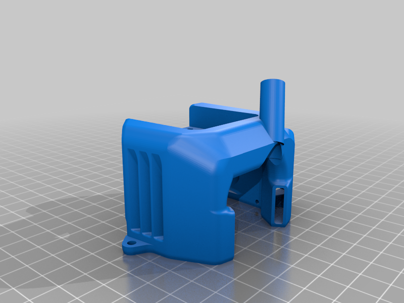 Fan shroud with scope camera mount for Micro Swiss NG Extrud