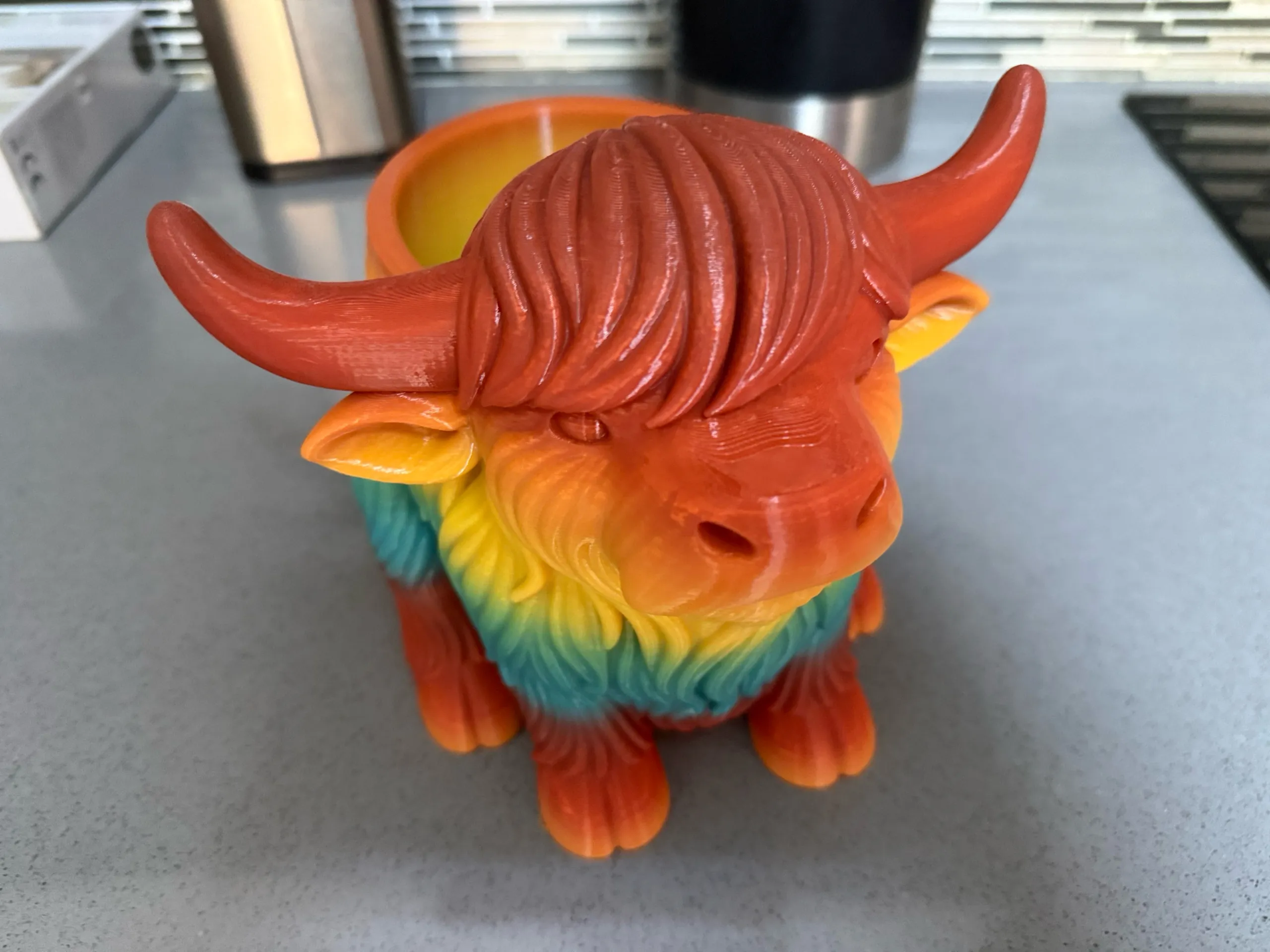 Highland Cow Pen Holder-2