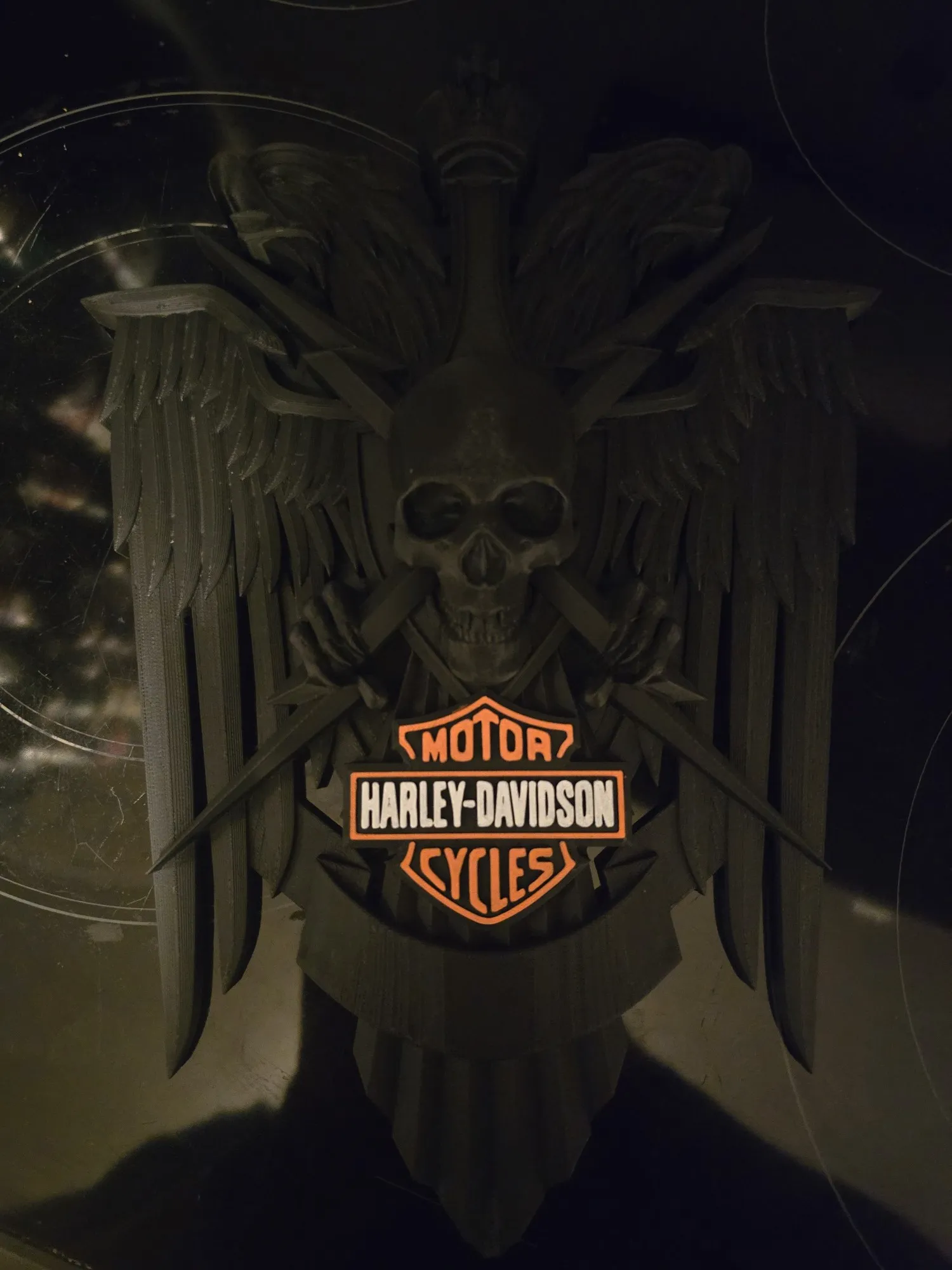Harley BadgeSkull-0