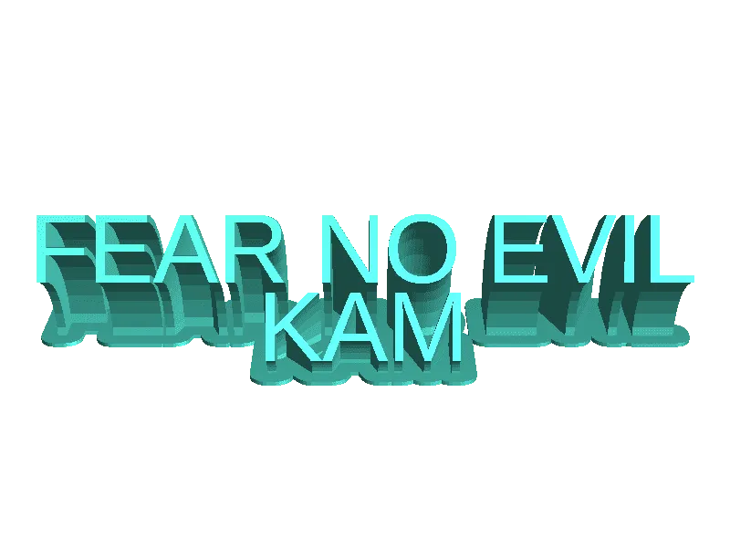 kam name plate 