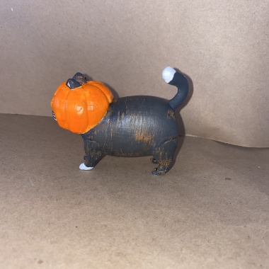 Halloween Print & Paint - Pumpkin Cat-1