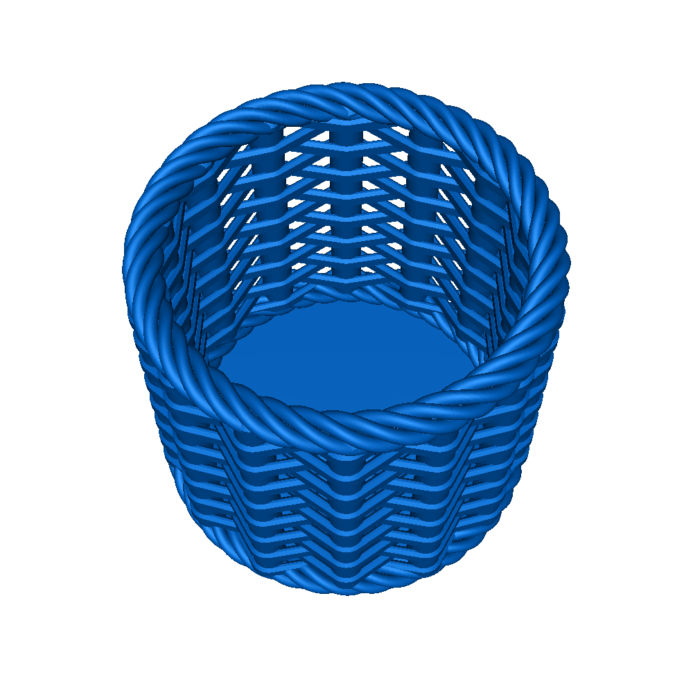 Woven Pencil Holder 3D models download Creality Cloud