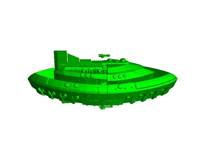 Nicassar Frigate - bfg - ship