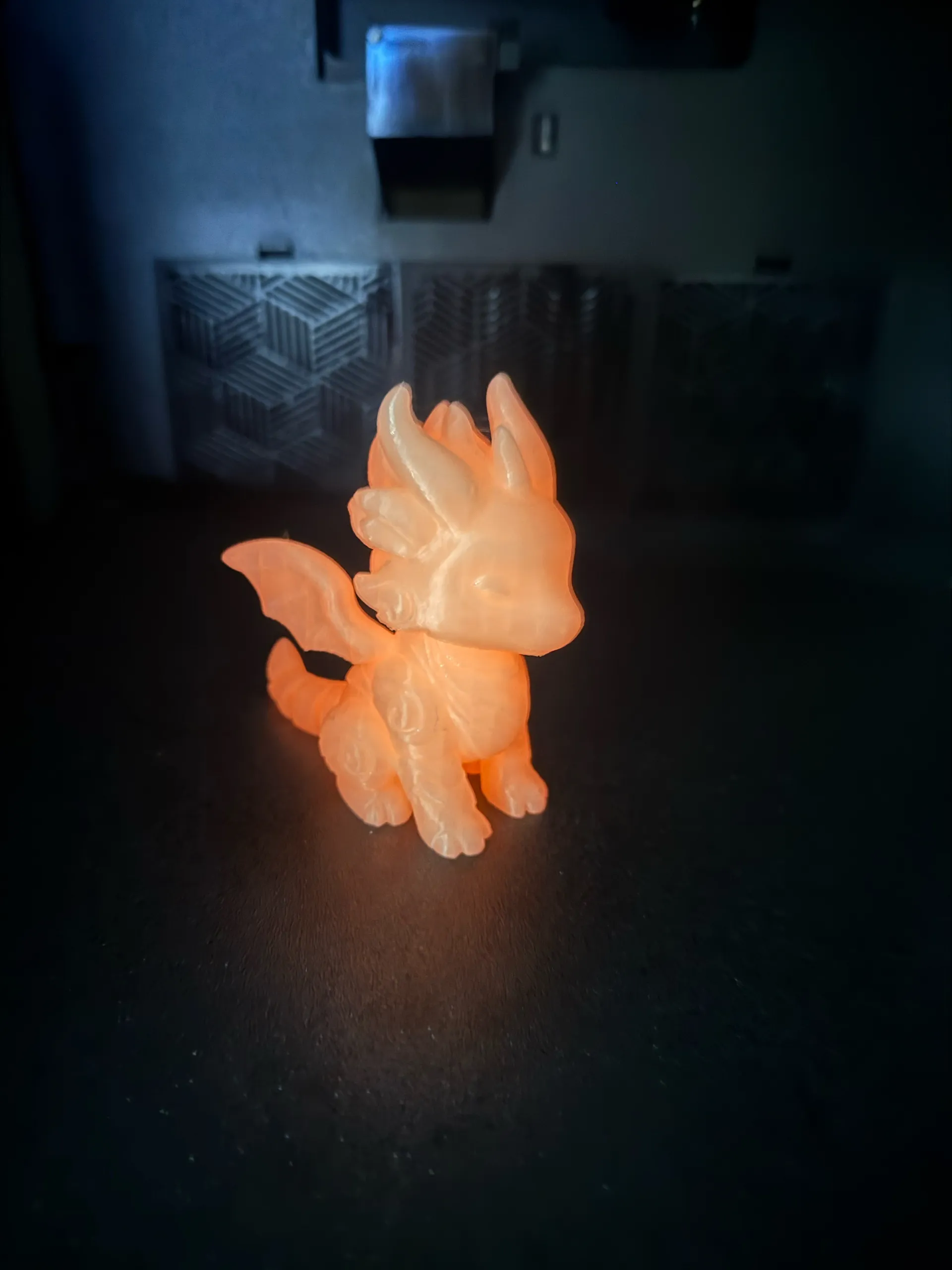 Chibi Water Dragon Flexi Articulated Tail-1