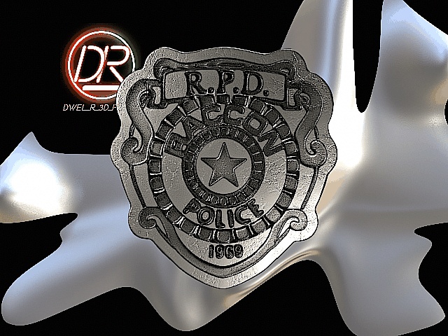 RPD Badge (Resident Evil) v1 + v2-1