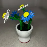 Build a Daisy Flower - LEGO Inspired-6