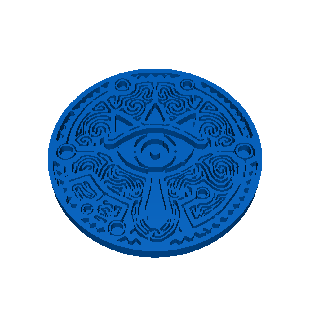 Zelda drink coaster