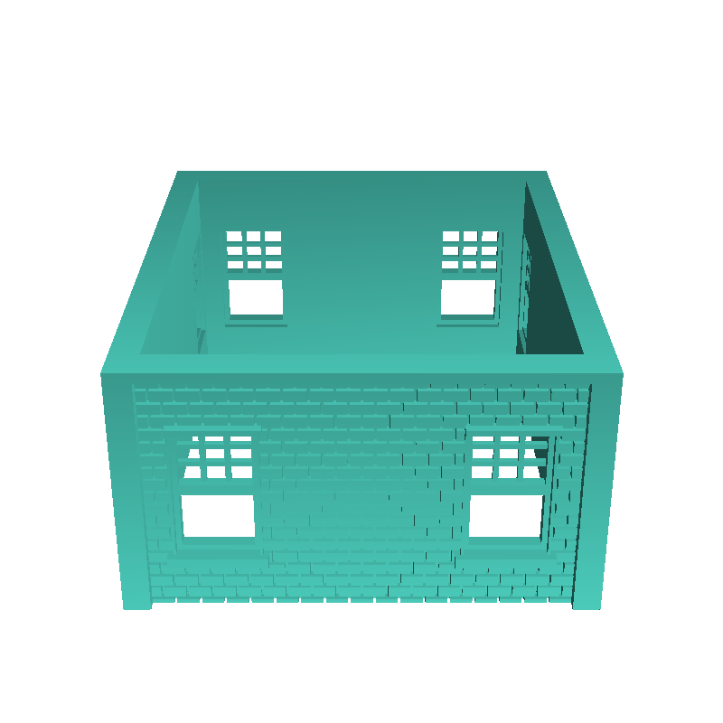 Amerikanische moderne Stadtpackung Nr. 1 - Miniaturen-Tabletop-Szenerie